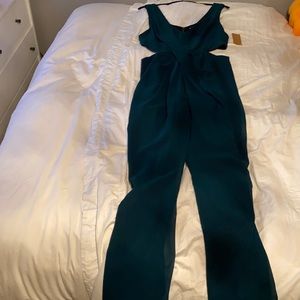 Rachel roy sheer lined jumpsuit